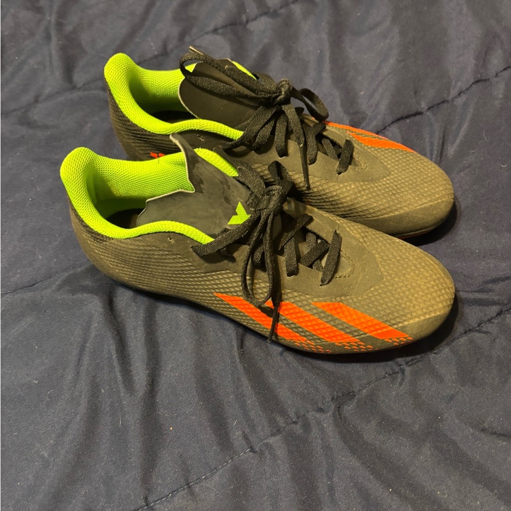 Adidas Black and Red Athletic Shoes